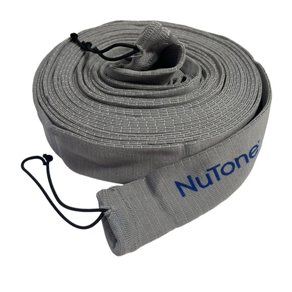 Nutone Central Vacuum Gray Knit Fabric Hose Cover For 30 Foot Hose - Picture 3 of 5